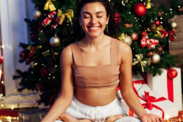 Christmas yoga props yoga practice