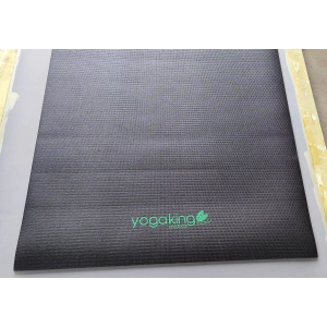 Yoga King 6P free Hi-Density EXTRA LONG & EXTRA WIDE Studio Mat 6mm Thick -Black