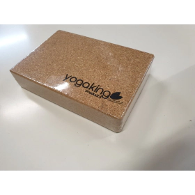 Natural Cork Yoga Block - Bevel edge Xtra Large but HALF size 