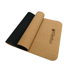  Yoga King's Natural Rubber with Cork Mix Mat - 5mm 