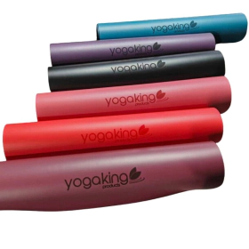 PU top embedded in a natural Rubber mat - Your Home Yoga Sanctuary