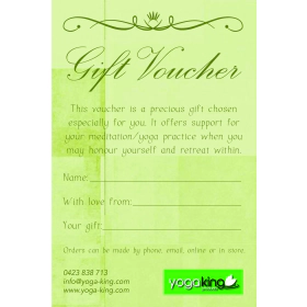 Yoga King Gift Voucher