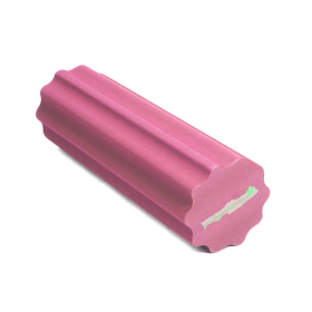 Yoga Tri-Ribbed Rollers 45cm long- Burgundy