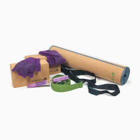 Cork and Rubber mat Yoga Gift pack