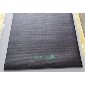 Yoga King 6P free Hi-Density EXTRA LONG & EXTRA WIDE Studio Mat 6mm Thick -Black