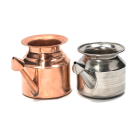 Large Neti Pot - Stainless Steel/copper