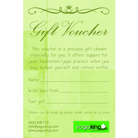 Yoga King Gift Voucher