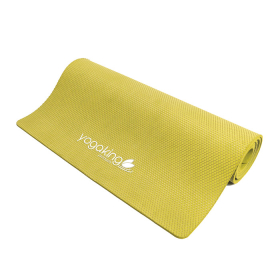  Yoga King's Green Grip Natural Rubber Mat 6mm thick 
