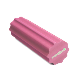 Yoga Tri-Ribbed Rollers 45cm long- Burgundy