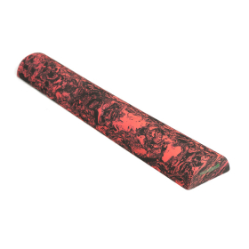 Yoga D Shape Rollers 90cm long- Taffy (Red/Black)