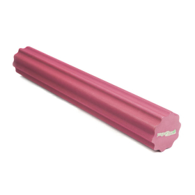 Yoga Tri-Ribbed Rollers 90cm long- Burgundy