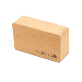 Natural Cork Yoga Block - Bevel edge