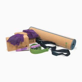 Cork and Rubber mat Yoga Gift pack