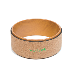 Yoga King's Wood Coloured Yoga Chakra with Cork top