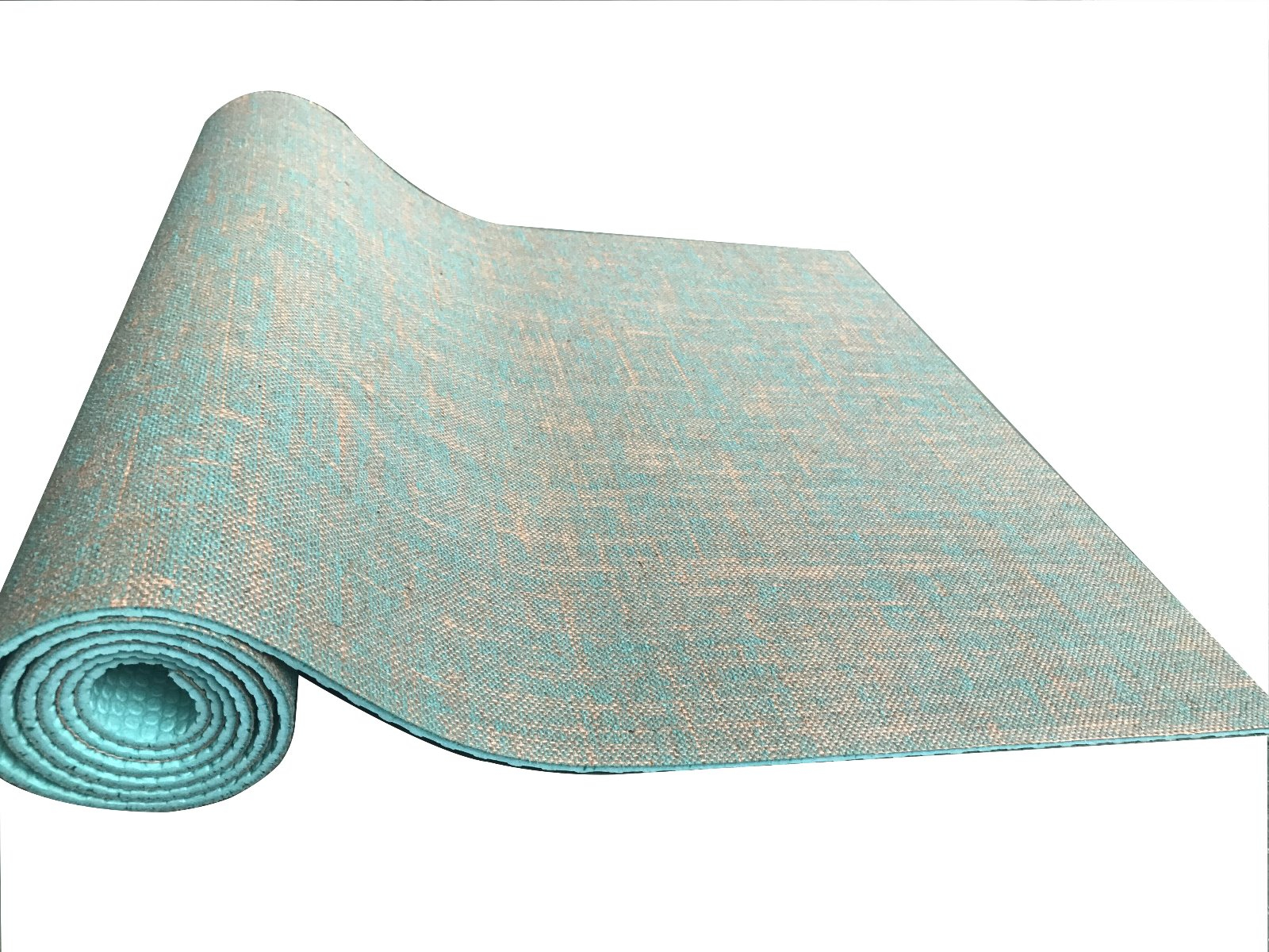 's Jute & 6P Free PVC Yoga Mat - 5mm