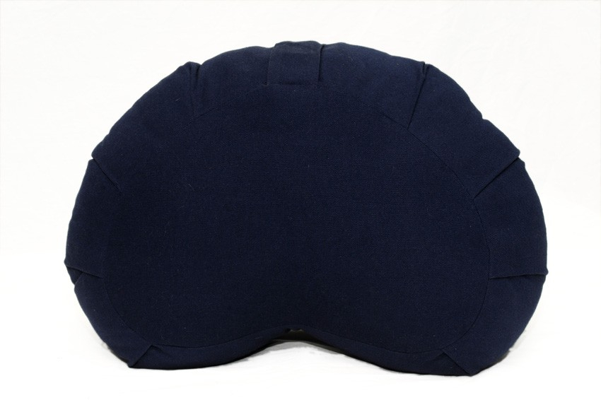 Crescent Meditation Cushion - Organic Cotton, Kapok Fill
